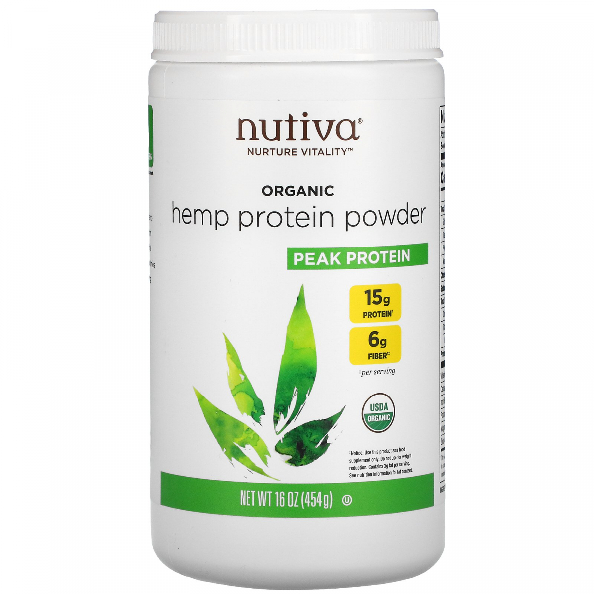 

Конопляный протеин органик Nutiva (Hemp Protein) 454 гр
