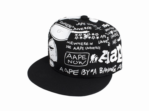 

Бейсболка AAPE NOW YM Чёрный белый One sizе