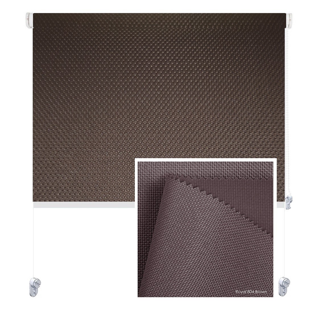 

Тканевая роллета ROLGROUP Mini Set Royal 100x160 коричневый