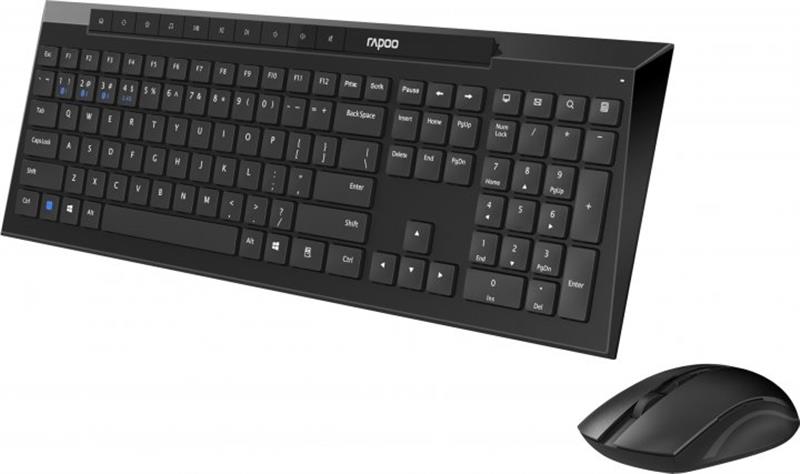 

Комплект (клавиатура, мышь) Rapoo 8210M Wireless Black