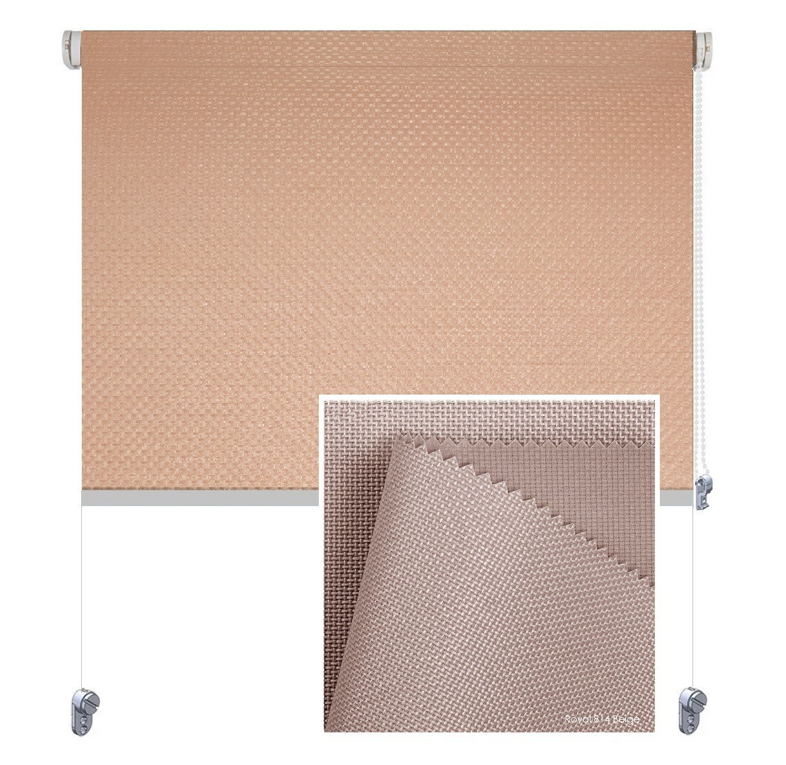

Тканевая роллета ROLGROUP Mini Set Royal 125x160 бежевая