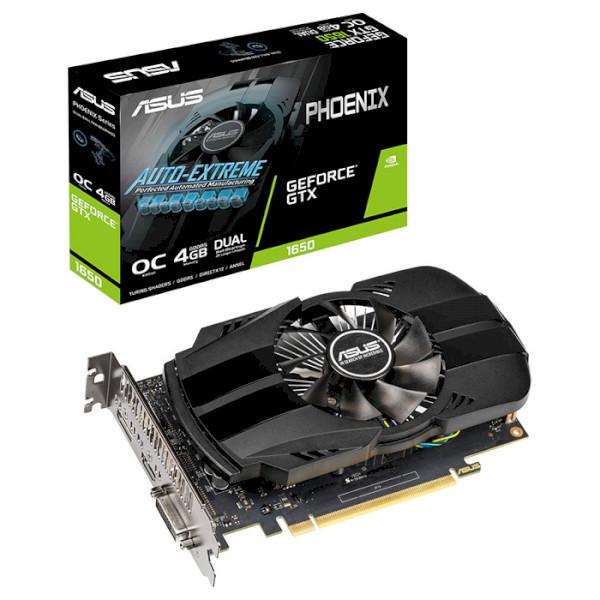 

Видеокарта ASUS GeForce GTX 1650 4GB GDDR5 128-bit Phoenix OC (PH-GTX1650-O4G)