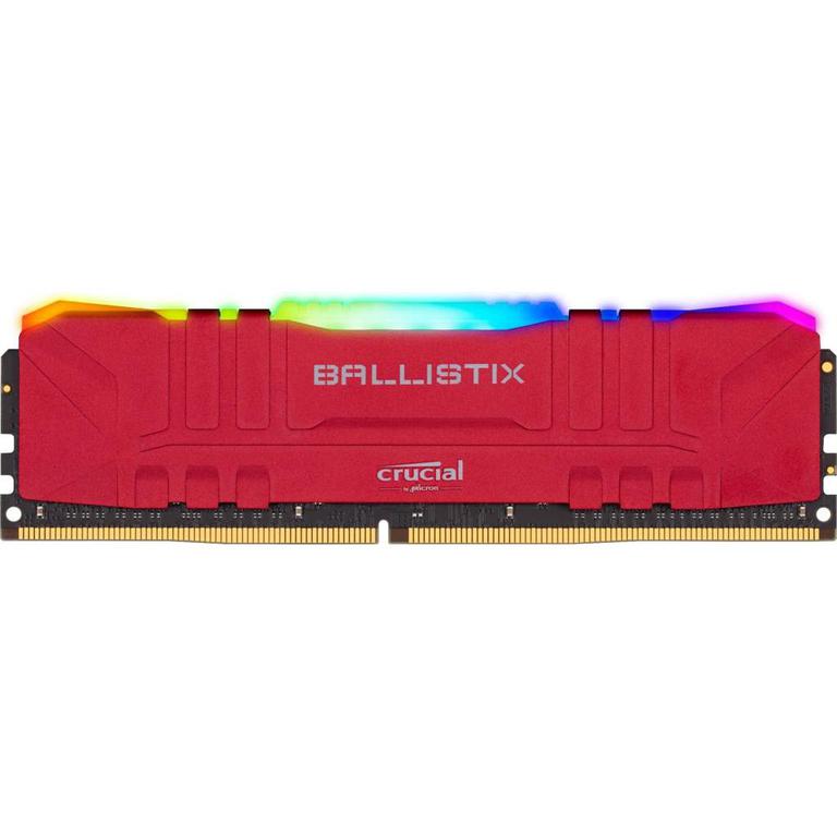 

Модуль памяти CRUCIAL Ballistix RGB Red DDR4 3600MHz 8GB (BL8G36C16U4RL)