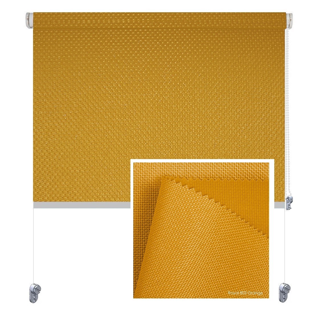 

Тканевая роллета ROLGROUP Mini Set Royal 110x160 оранжевый