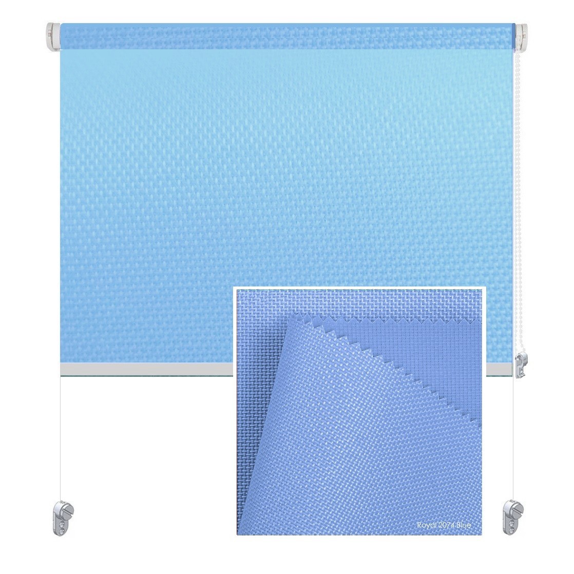 

Тканевая роллета ROLGROUP Mini Set Royal 90x160 голубой