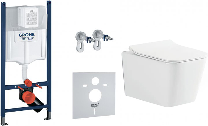 

Инсталляция GROHE Rapid SL 3884000G с унитазом DEVIT Linea 3040120 с сиденьем Soft Close дюропласт