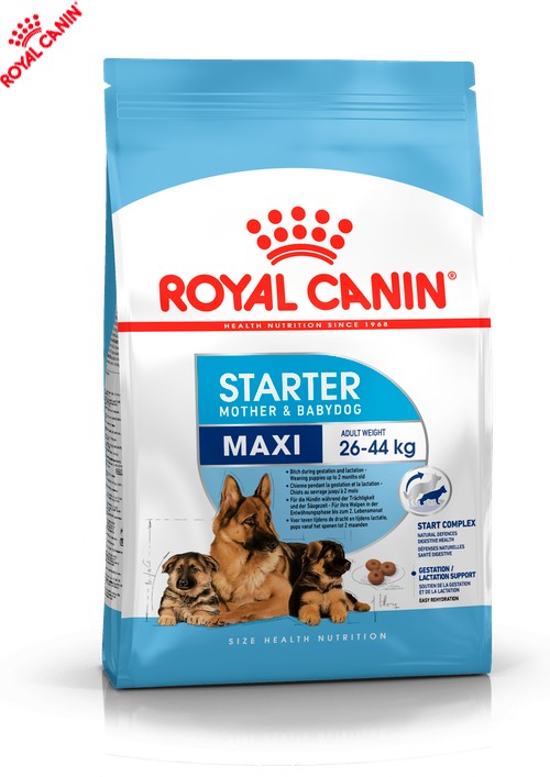 

Сухой полнорационный корм Royal Canin Maxi Starter - твердый корм для щенков крупных пород 4 кг (2994010)