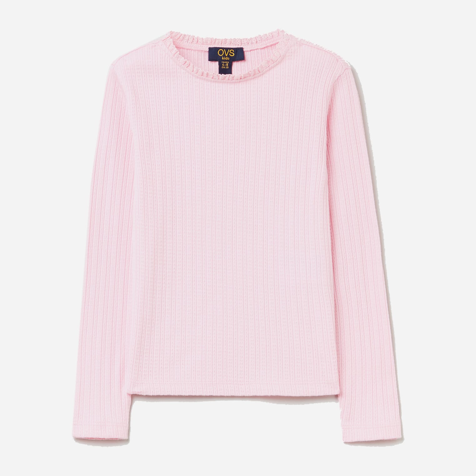 

Футболка с длинными рукавами OVS 1399940-261 134 см Pink