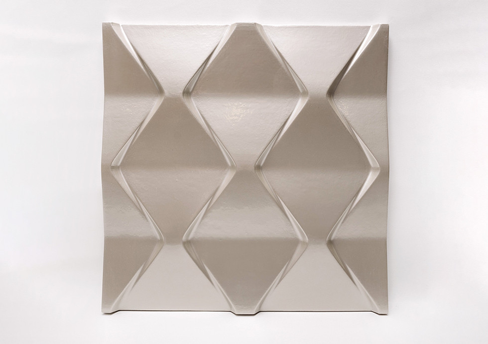

Гипсовые 3D панели "Falls Premium" Silver 500*500*25 мм