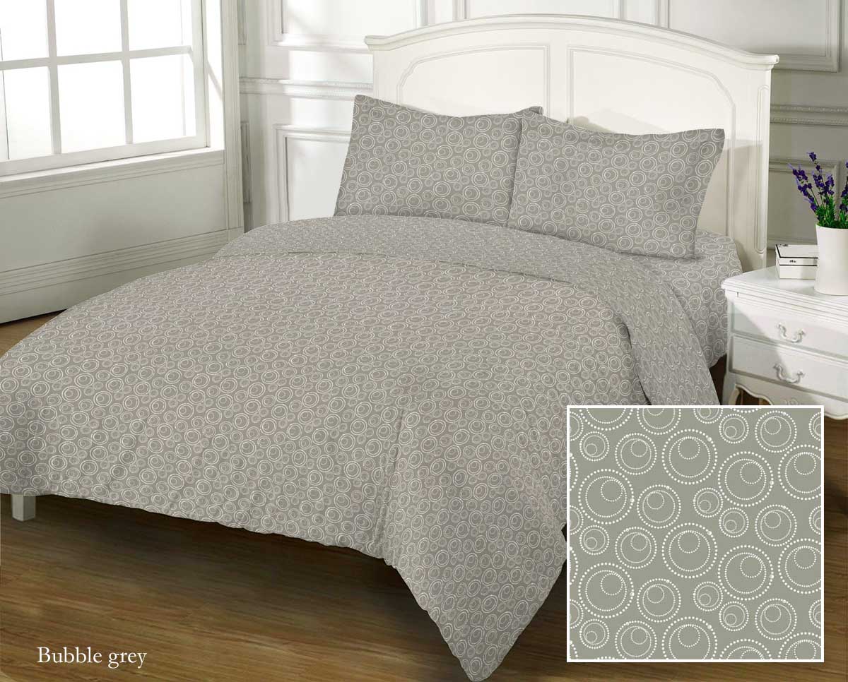 

Постельное белье Zastelli BUBBLE GREY GOLD USA бязь полуторное 145х210