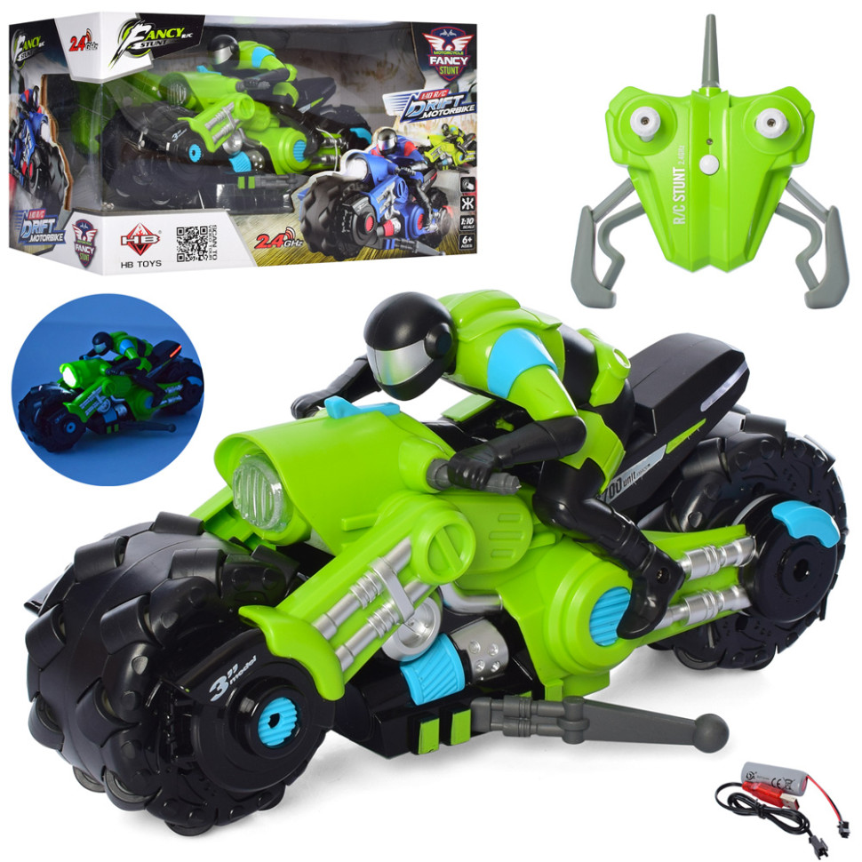 

Мотоцикл на радиоуправлении HB Toys MK10A02 с фигуркой