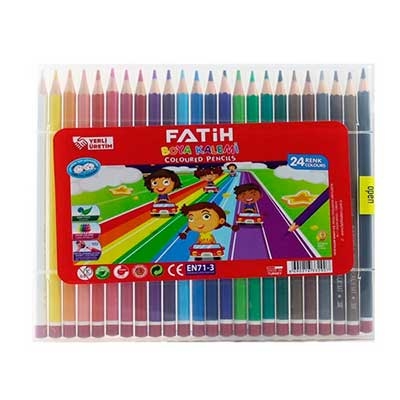 

Карандаши цветные 24шт Fatih в пласт. коробке 33290 -2907