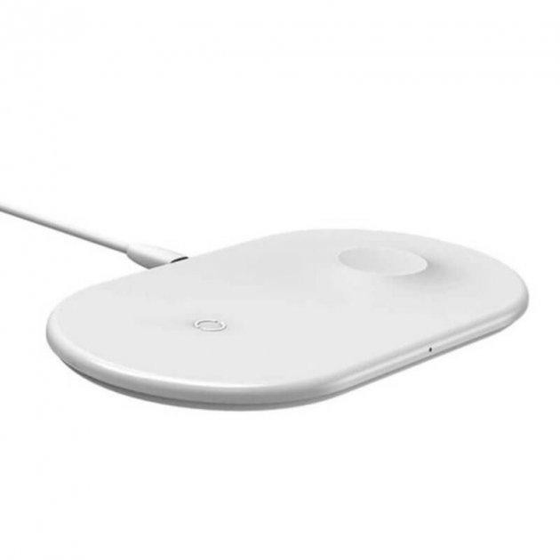 

Беспроводное зарядное устройство Baseus Smart 2in1 WX2IN1-02