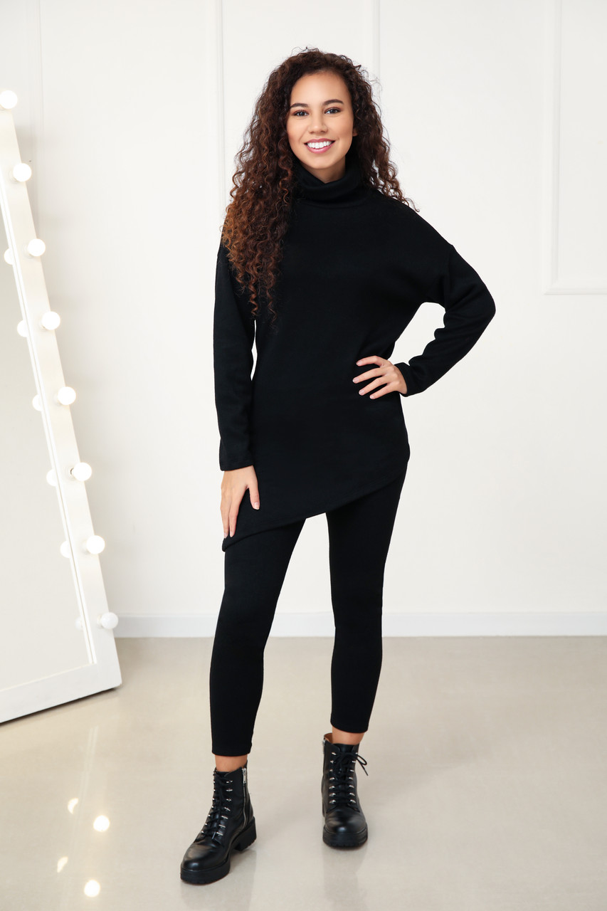 

Трикотажный костюм Fashion Girl "Shelton" - черный, Трикотажный костюм Fashion Girl "Shelton" 42-44 черный