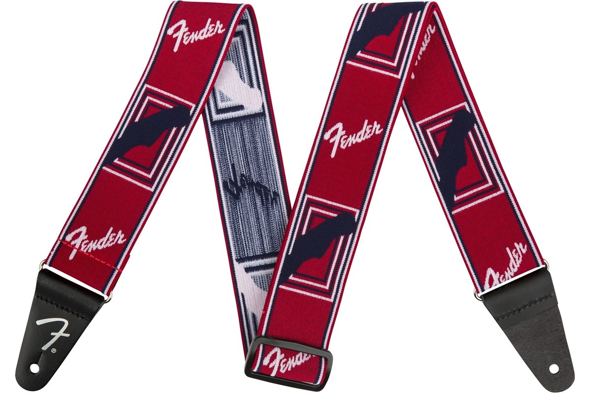 

Ремень гитарный Fender 2" WEIGHLESS MONOGRAMMED STRAP RED/WHITE/BLUE