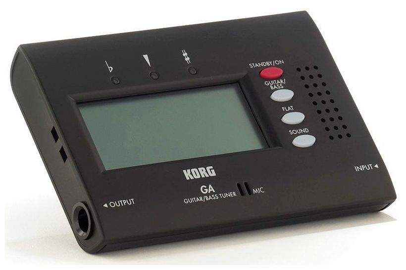 

Тюнер для гитары и бас-гитары Korg GA-40 BK