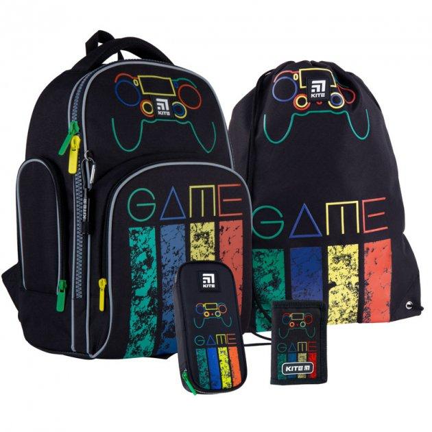 

Школьный набор Kite Education Game changer 38x29x16.5 см 16 л Черный (SET_K21-706M-1)