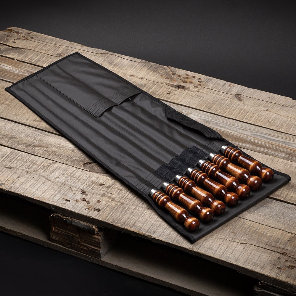 

Набор шампуров в чехле Кизляр SET 29 для шашлыка и барбекю Подарок сыну на праздник