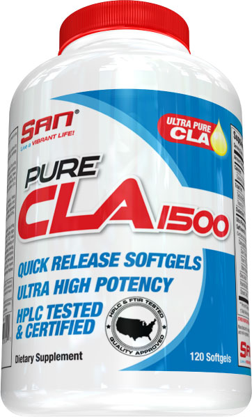 

Жиросжигатель SAN Nutrition Pure CLA 1500 120 мягких капсул (672898126041)