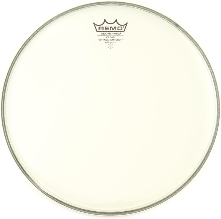 

Пластик двухслойный Remo Batter, Vintage EMPEROR®, Clear, 12'' Diameter