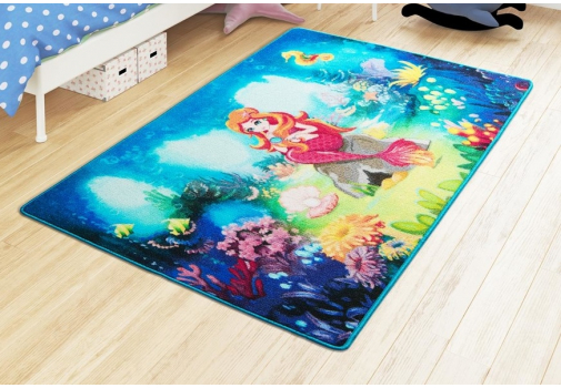 

Коврик в детскую комнату Confetti Mermaid Mavi 100x150 Разноцветный