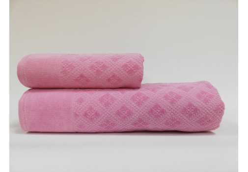 

Набор полотенец Class Clerica Pink 50x90+90x150 Розовый