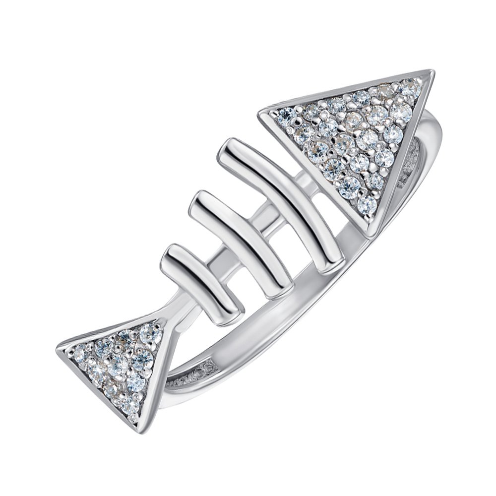 

Серебряное кольцо с фианитами 000151209 16 размера