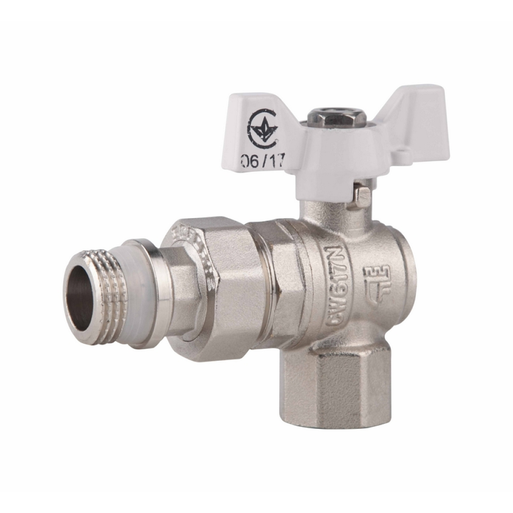 Кран шаровой \"Американка\" SD Forte 3/4\" с антипротечкой угловой ...