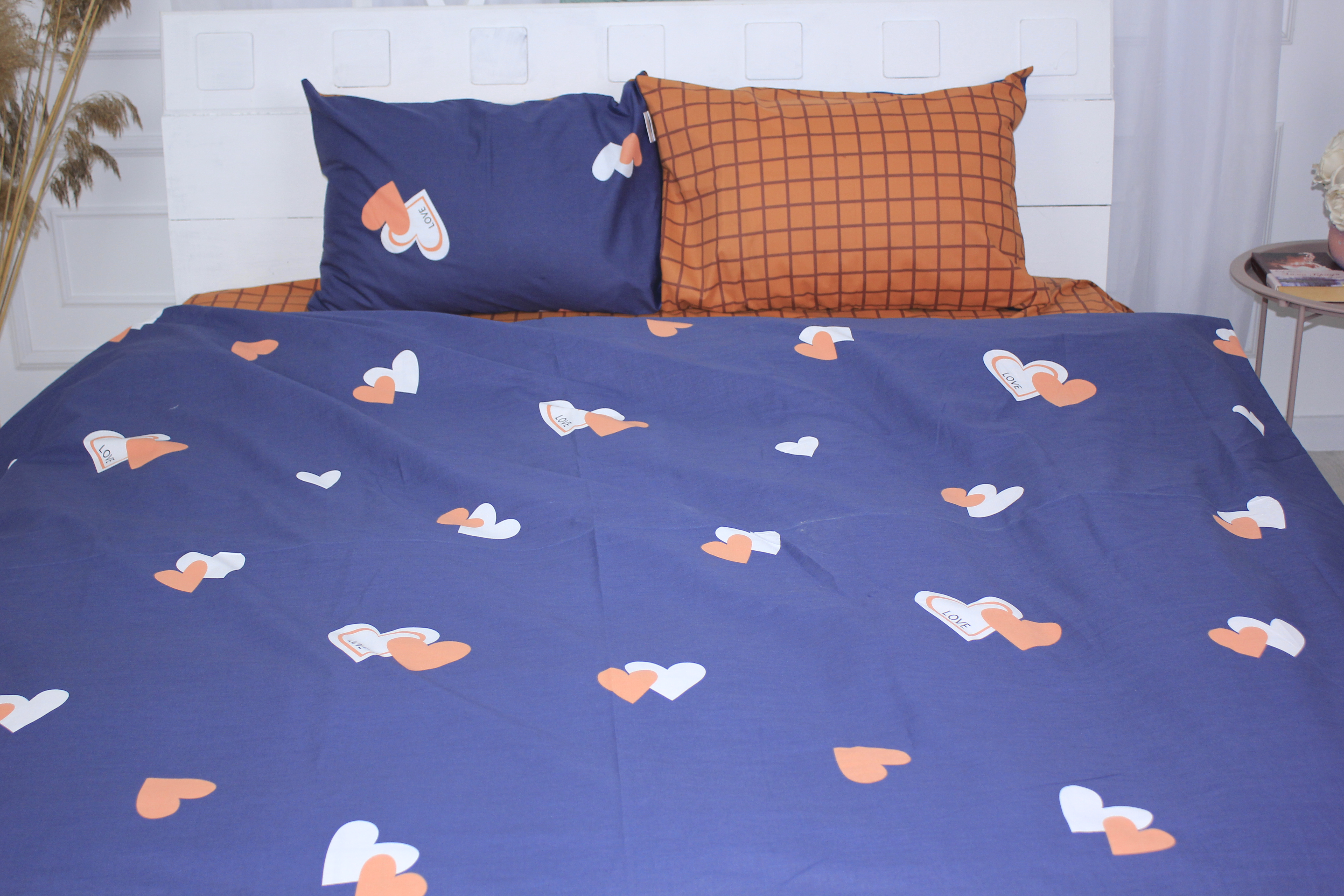 

Комплект постельного белья MirSon Бязь Ranforce Elite 17-0442 Blue orange 143х210