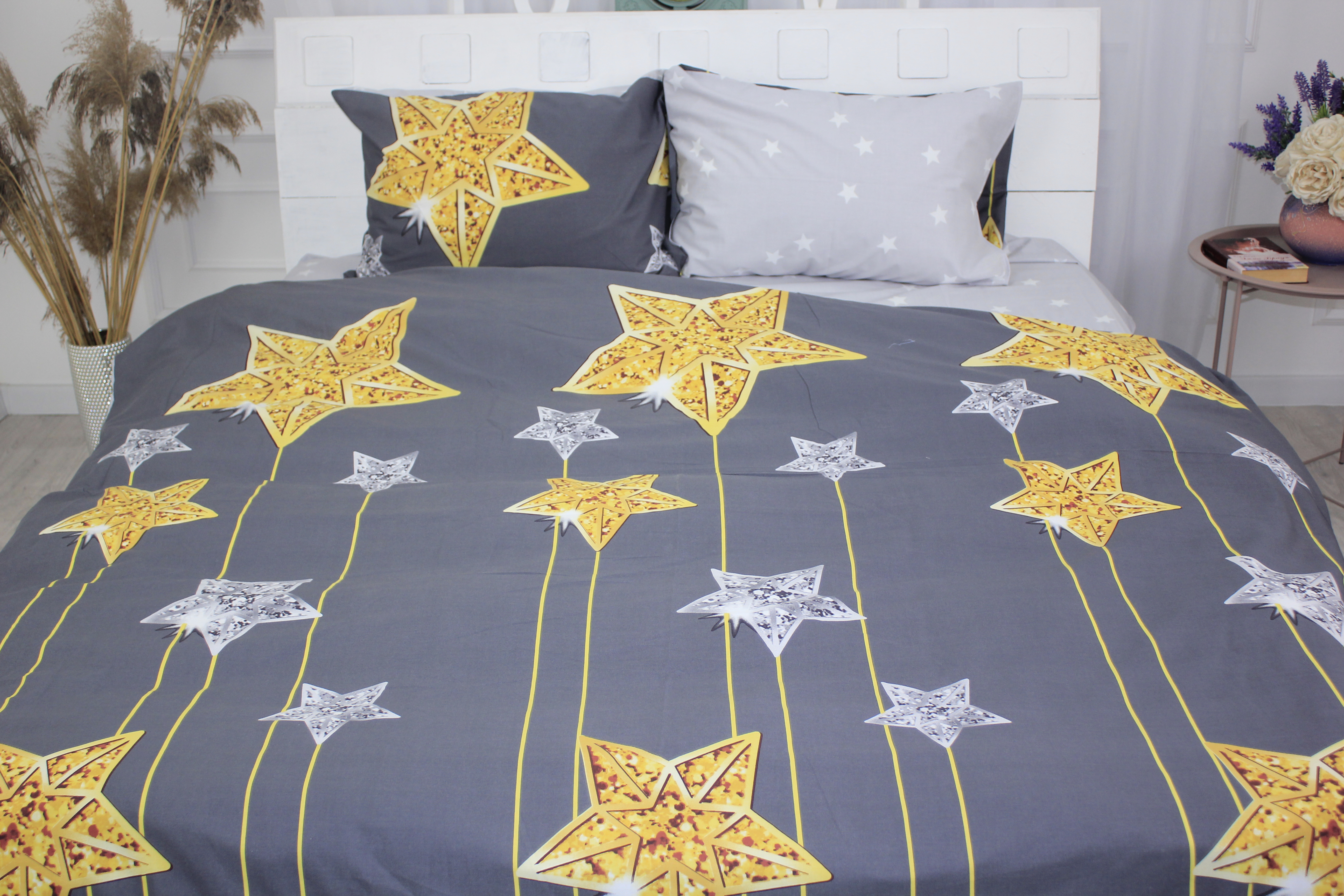 

Комплект постельного белья MirSon Бязь Ranforce Elite 17-0422 Golden Star King Size