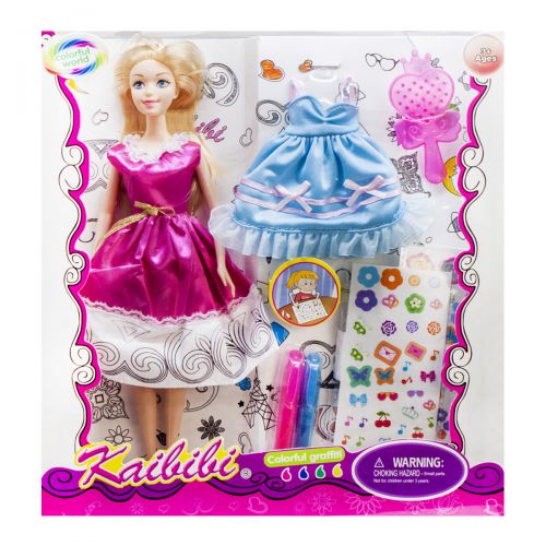 

Кукла "разукрашка" Baby-Toy Kaibibi: Модельер (в малиновом) BLD170/-1