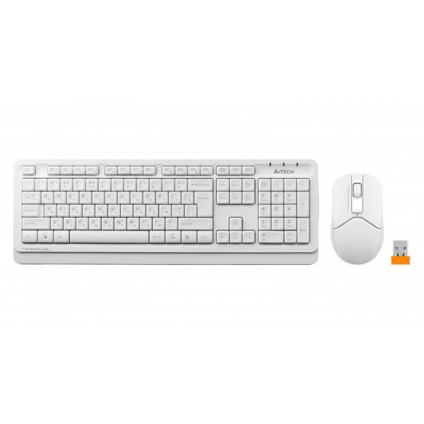 

Комплект (клавиатура, мышь) беспроводной A4Tech FG1012 White USB