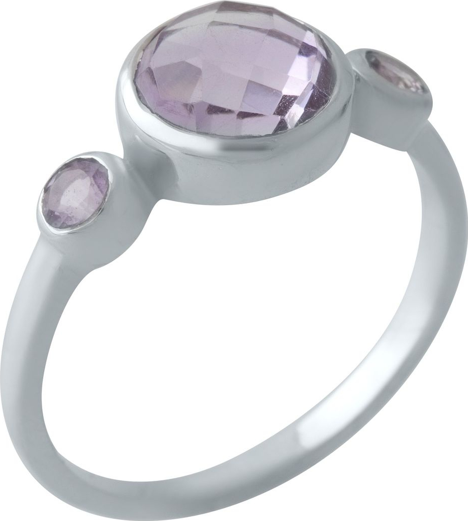 

Серебряное кольцо SilverBreeze с натуральным аметистом 2007487 17.5 размер, 17.5 размер