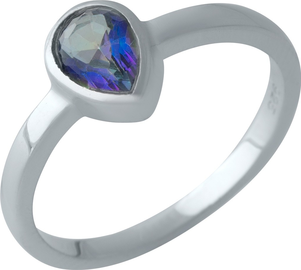 

Серебряное кольцо SilverBreeze с натуральным мистик топазом 2004356 18 размер, 18 размер