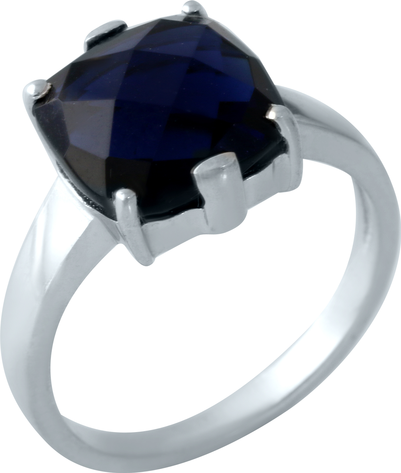 

Серебряное кольцо SilverBreeze с сапфиром nano 1959275 18 размер, 18 размер
