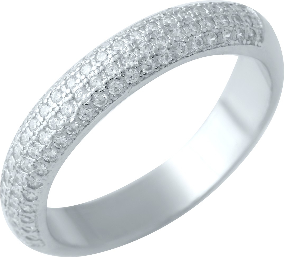 

Серебряное кольцо SilverBreeze с фианитами 1914526 18 размер, 18 размер