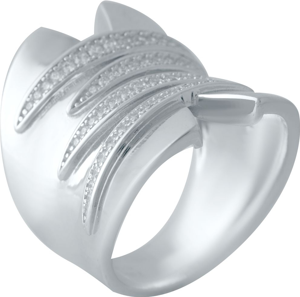

Серебряное кольцо SilverBreeze с фианитами 2031642 18.5 размер, 18.5 размер