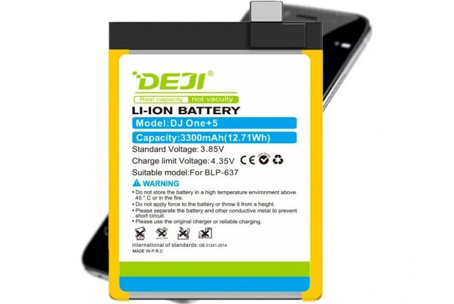 

Аккумулятор OnePlus BLP637 3.85V 12.71wh 3300mAh 5 5T Star Wars DEJI