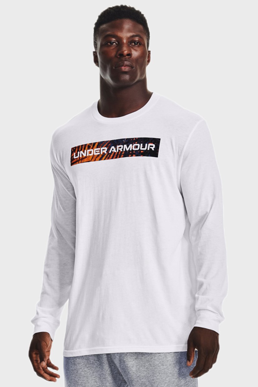 

Мужской белый лонгслив UA WORDMARK PRINT FILL SS Under Armour  1370530-100, Мужской белый лонгслив UA WORDMARK PRINT FILL SS Under Armour XL 1370530-100