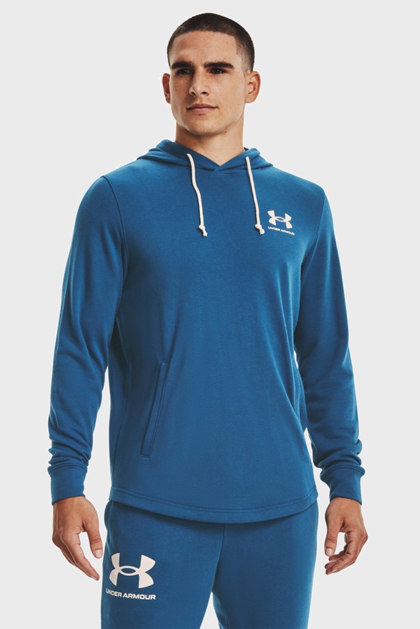 

Мужское синее худи UA Rival Terry LC HD Under Armour XXL 1370401-459