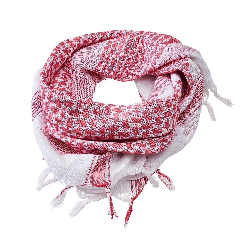 

Шарф Арафатка, Brandit "Shemag Scarf" 110х110см. red-white.