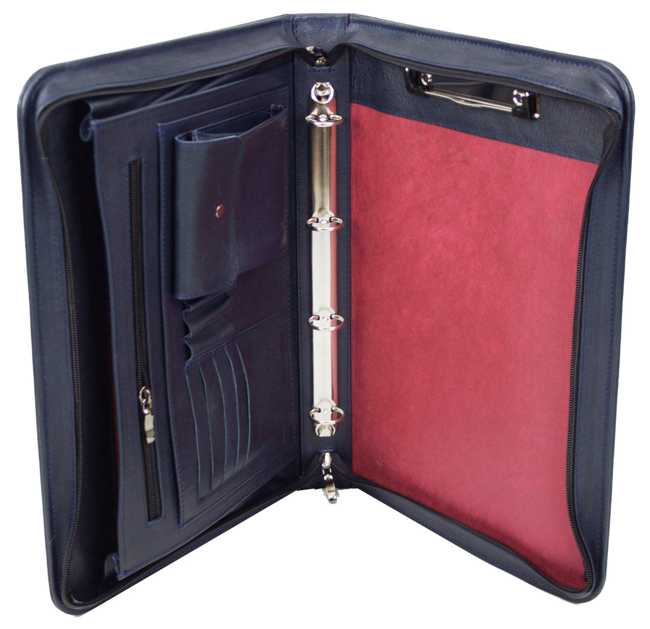 

Мужская кожаная деловая папка 39х26,5х5,5 см Portfolio Синий (2000001601082)