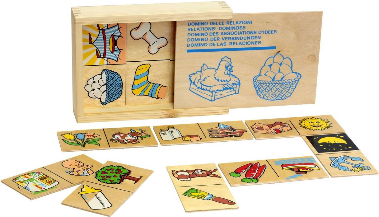 

Настольная игра домино Отношение 20 деталей Lam Toys 12,5х6х0,6 см Разноцветный (BZ-2000000141497)