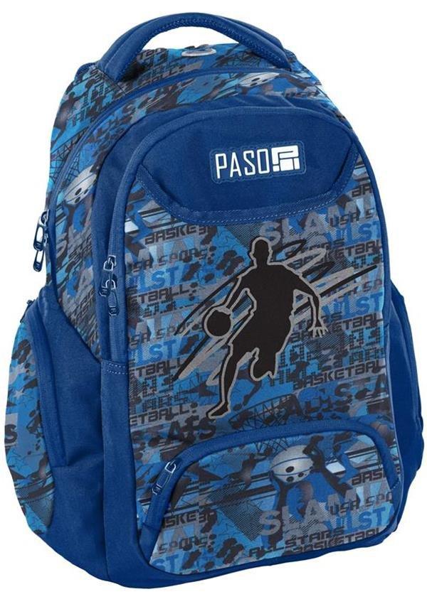 

Молодежный рюкзак 29х41х18 см PASO Синий