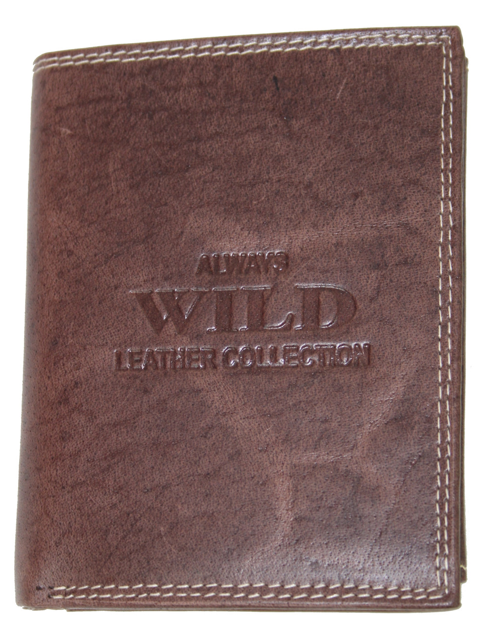 

Мужское кожаное портмоне 12,5х10х2,5 см Always Wild Коричневый