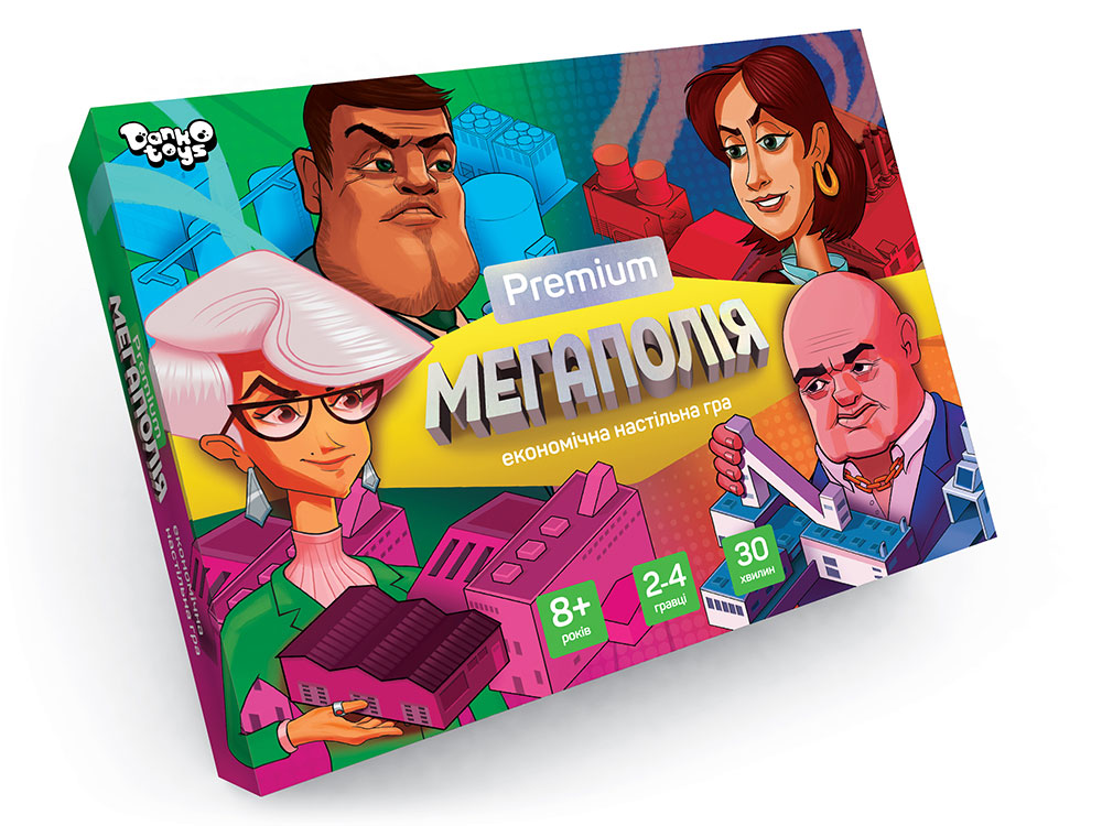 

Игра настольная развлекательная «Мегаполия Premium», украинс(G-MP-01-01U)