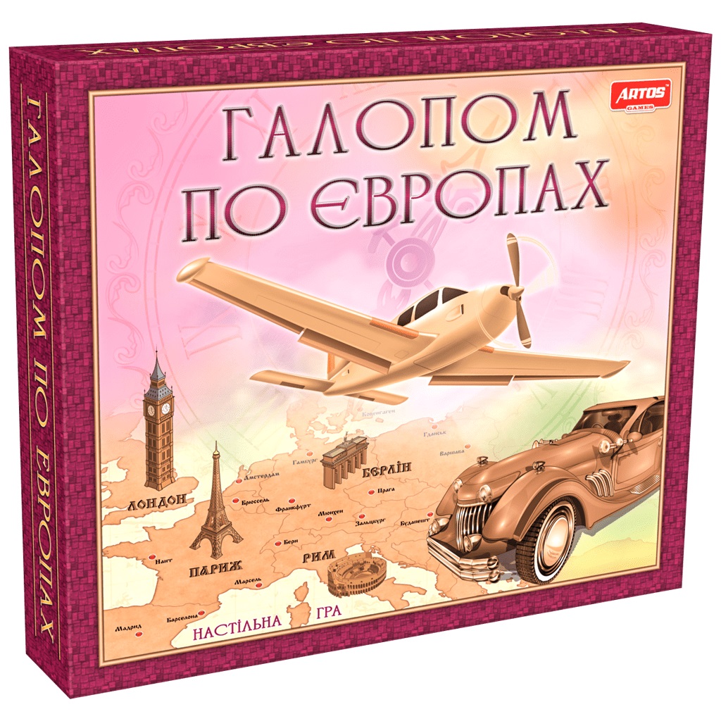 

Игра настольная развивающая «Галопом по Европа»(0840)