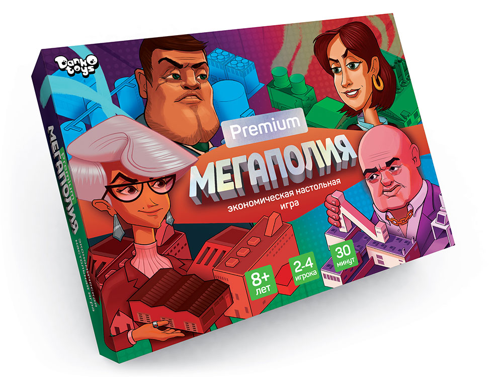

Игра настольная развлекательная «Мегаполия Premium», русская(G-MP-01-01)