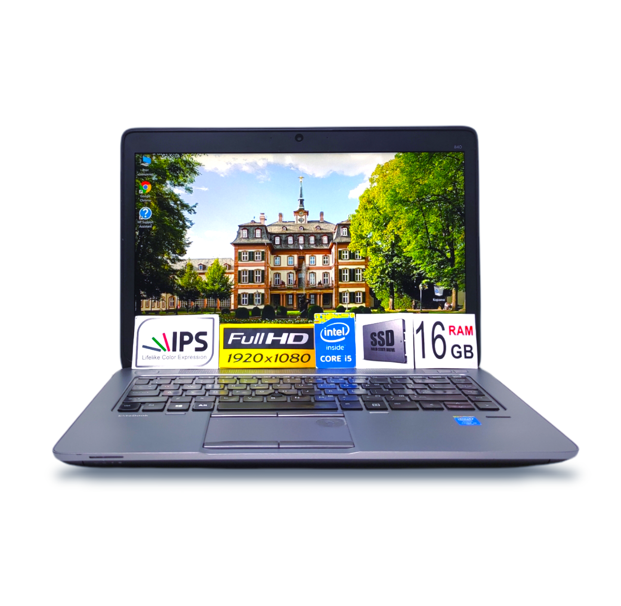 Ультрабук HP EliteBook 840 G2 14" FHD IPS i5-5300U ram 16GB SSD500GB ...
