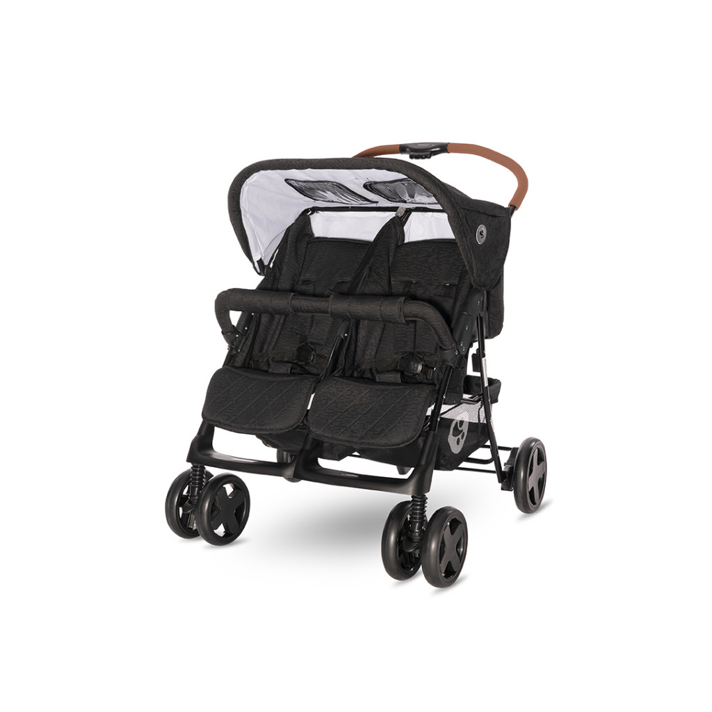 

Коляска Lorelli TWIN black